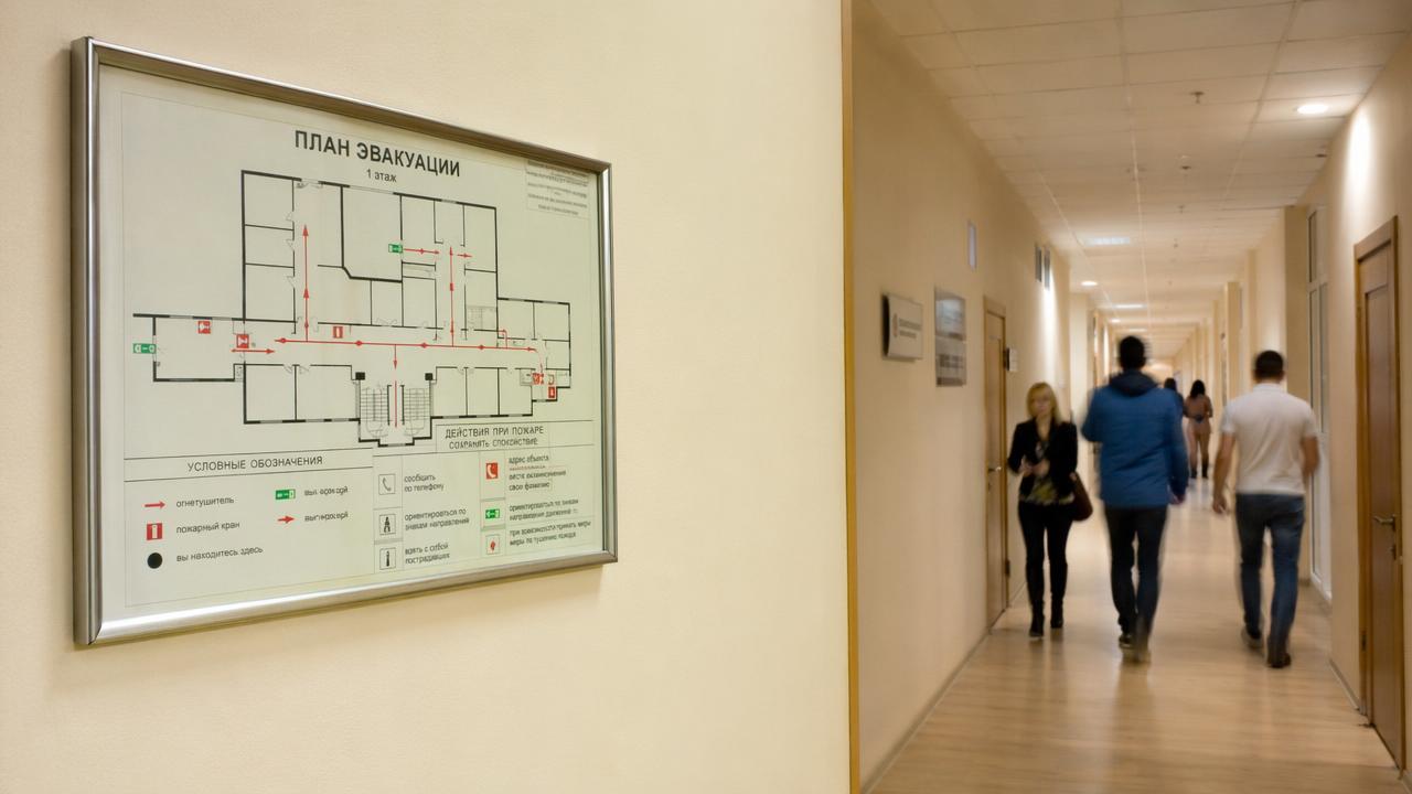 План эвакуации: штука, которую вешают «для галочки», но которая может спасти жизнь