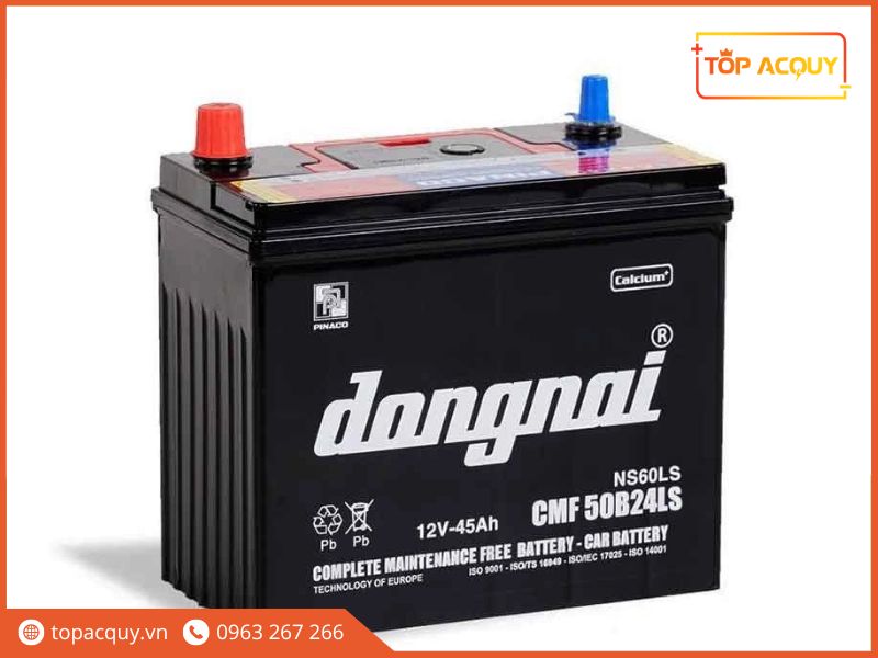 Sử dụng bình ắc quy B24LS