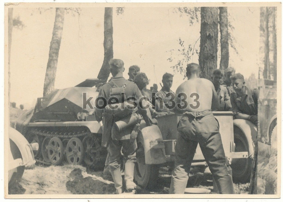 Panzer Halbkette Munitionswagen Sd.Anh. GD Großd