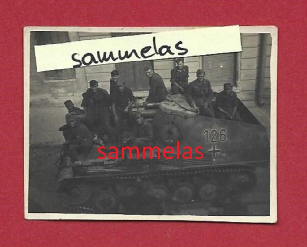 Foto schwere Panzerhaubitze Panzer WH Sturmhaubitze Panzerjäger