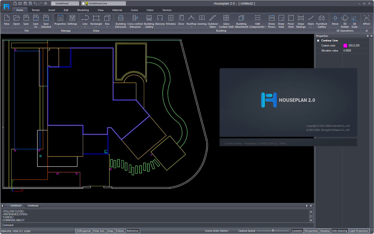 Working with Gstarsoft Houseplan 2.0 full license