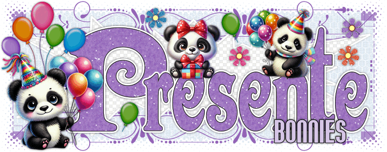 Presente Pandas Festivos bonnies