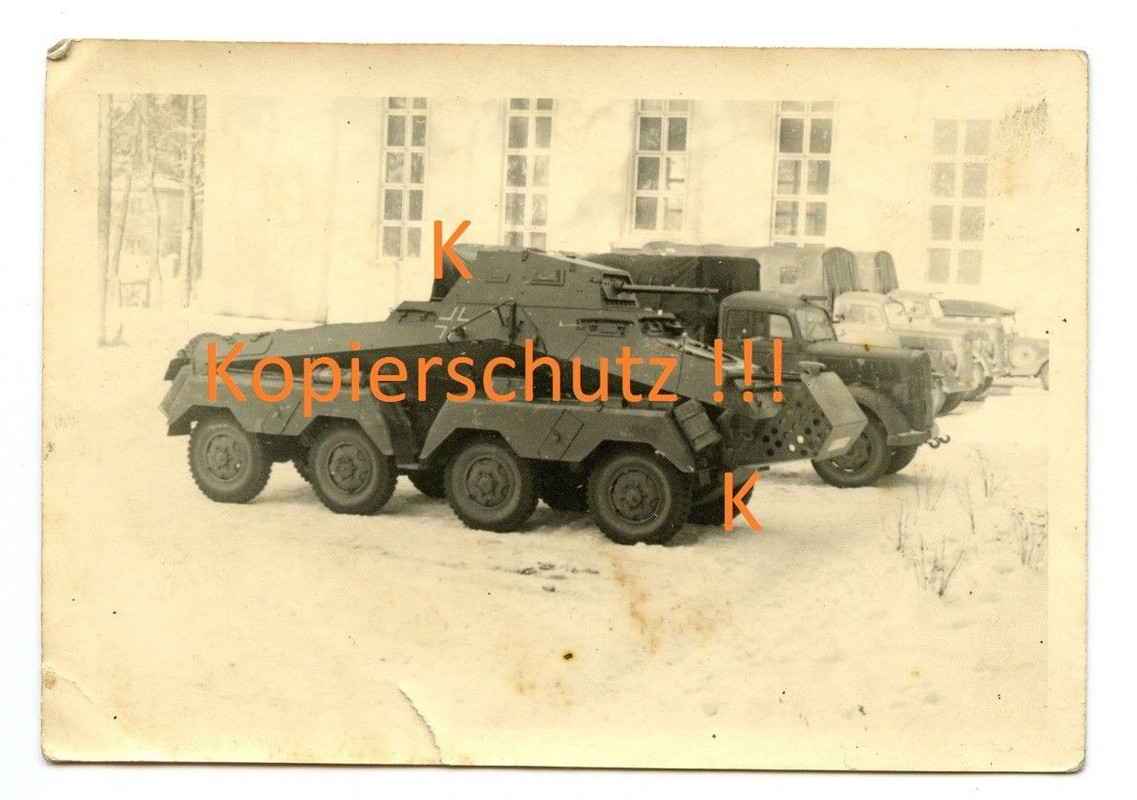Wehrmacht Panzer Tank Recon Spähpanzer 8-Rad Sd.Kfz. 231