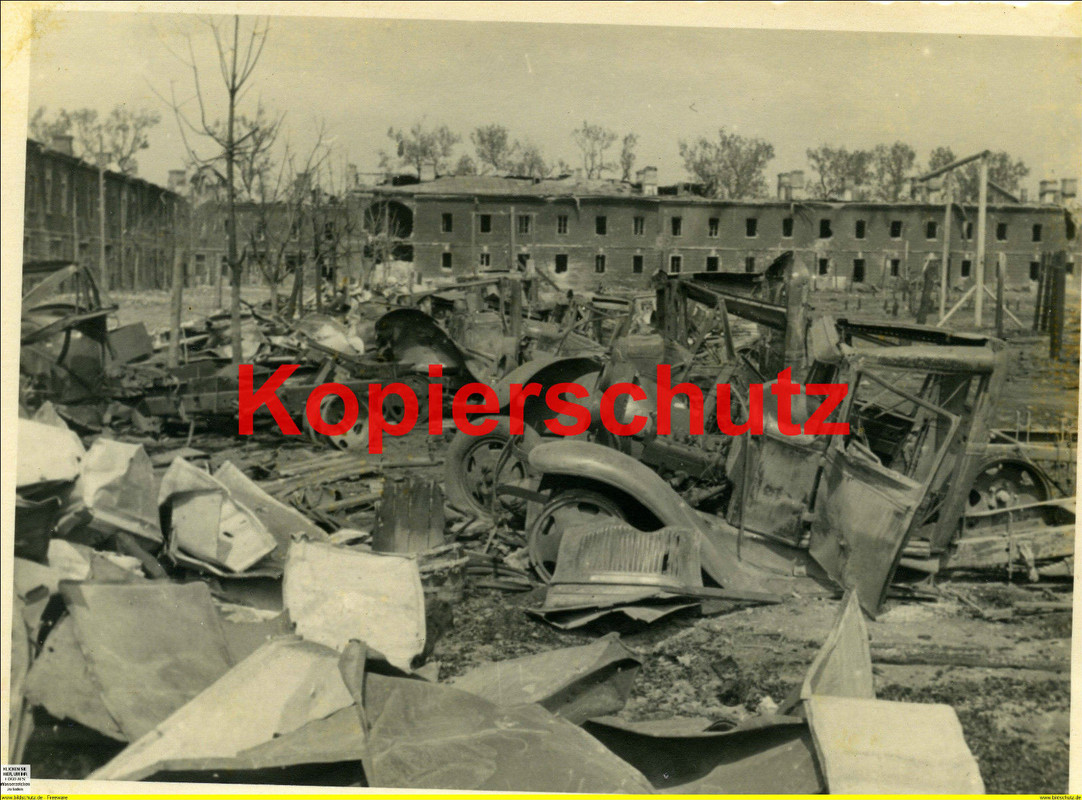 Orig. Fotos Festung Brest Litowsk 1941 - Zerstör