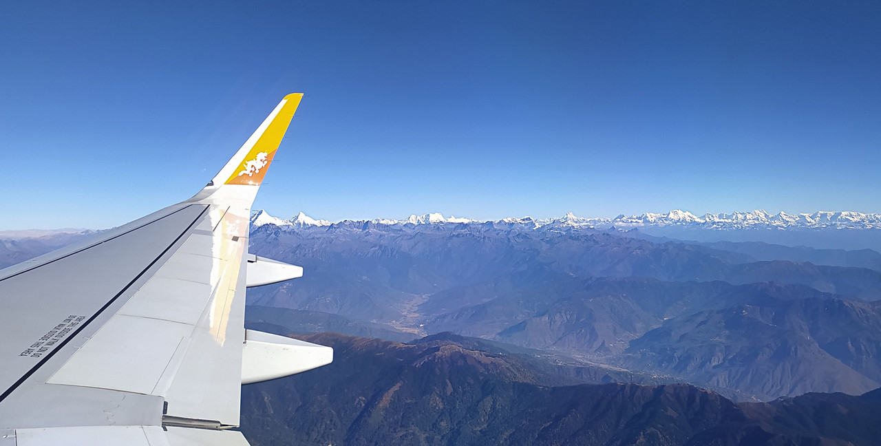 Druk airlines - paro to bagdogra