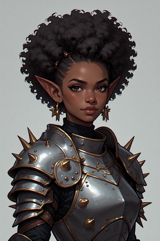 Elegant-Afro-Dark-elf-wearing-(33)