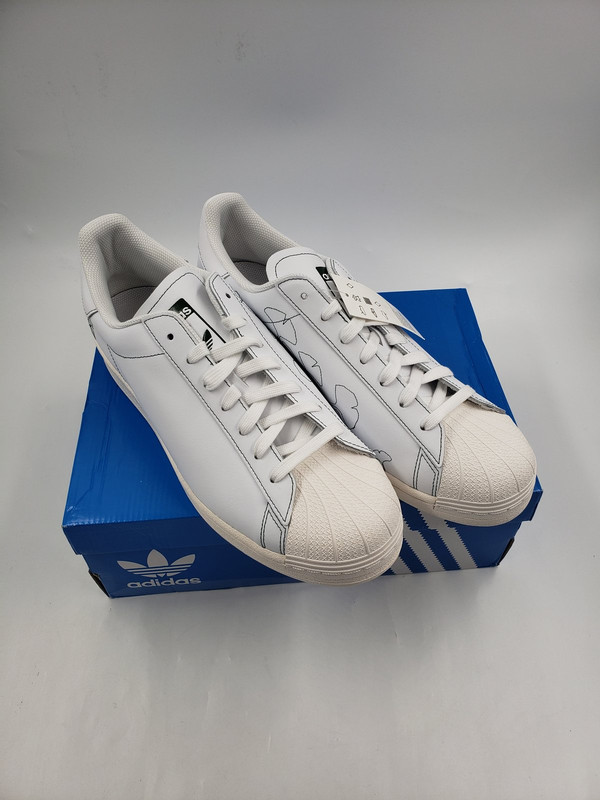 ADIDAS SUPERSTAR PURE FW 2835 CHALK WHITE TOKYO DESIGNS SHOES MEN SZ 12 EU  46 | MDG Sales, LLC