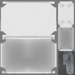 white coffee table
