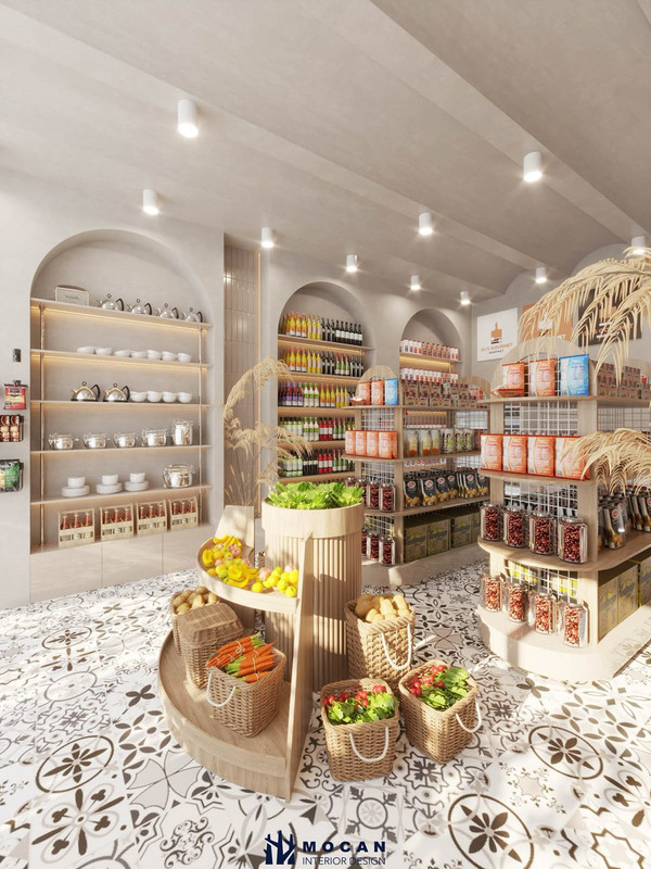 Chiếu s&aacute;ng c&aacute;c vật trang tr&iacute;, tủ kệ hoặc quầy h&agrave;ng trong si&ecirc;u thị, shop tiện &iacute;ch.