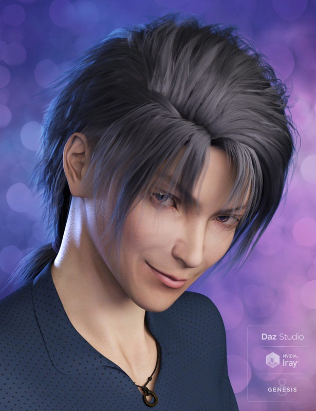 Yuzuru Hair for Genesis 8 Male(s) Yuzuru Hair for Genesis 8 Male(s)