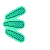 i legit have no idea how to describe this. it's like three horizontal lines & they move inwards & then outwards i legit have no idea how to describe this. it's like three horizontal lines & they move inwards & then outwards