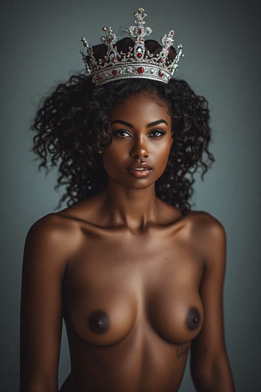 Naked-ebony-Queen-crown-soft-f-(30)