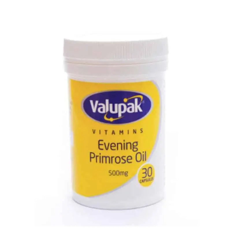 Valupak Evening Primrose Oil Caps 500Mg 30`S
