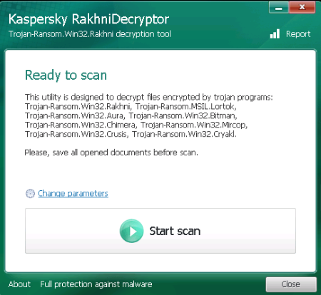 Kaspersky RakhniDecryptor v1.40.0.0