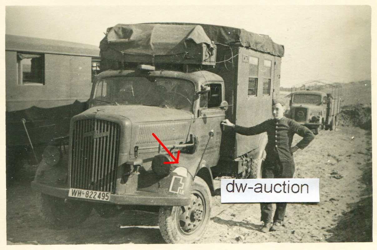 Panzer Div. GD , Fahrzeug mit Kennung weißer Sta