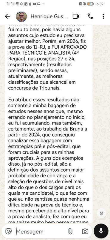 Depoimento aluno aprovado 6