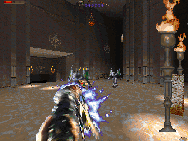 313665-realms-of-the-haunting-dos-screenshot-die-gargoyles-die