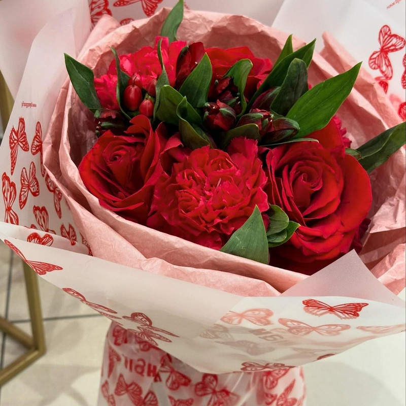 Bukiet czerwona finezja