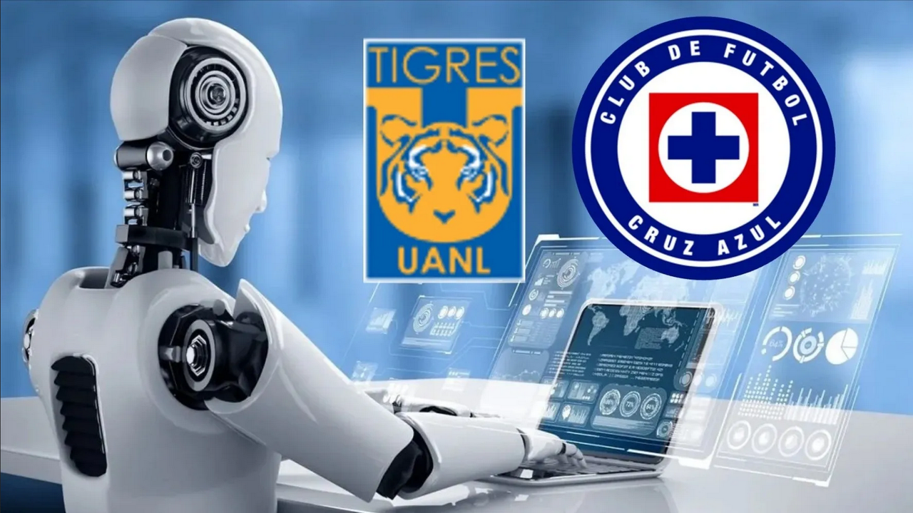Cruz Azul vs Tigres: IA predice el LIDERATO en la Liga MX