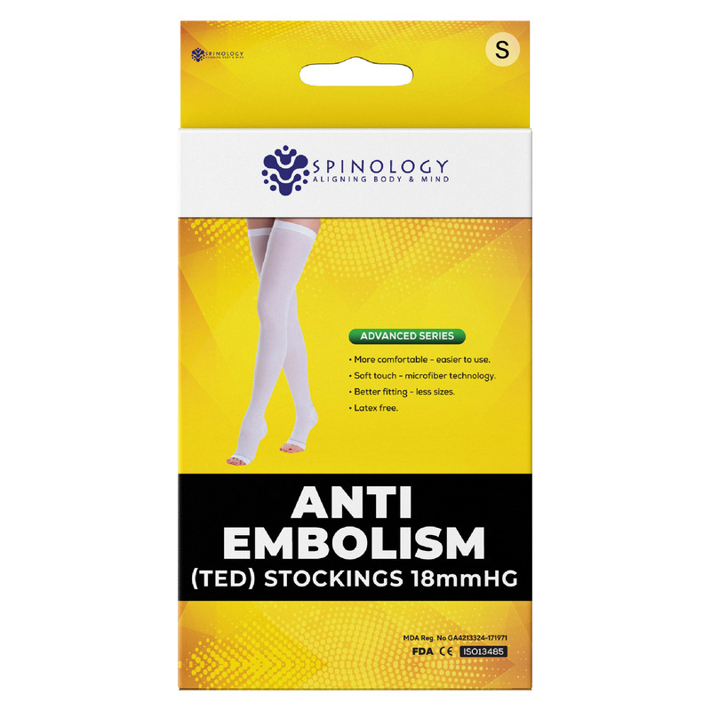 Spinology Anti-Embolism (TED) Stockings 18mmHg - S