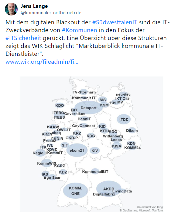 Kommunale IT-Dienstleister