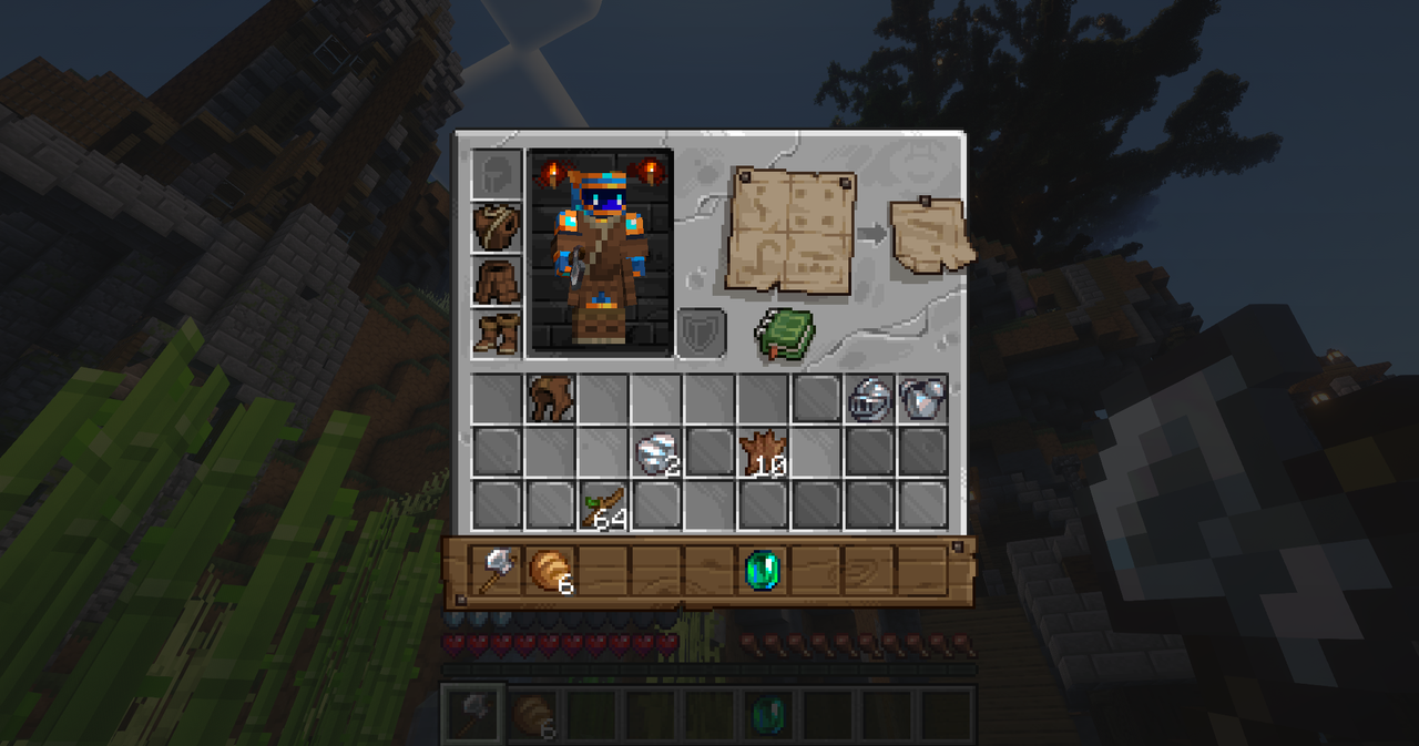 Survival inventory UI