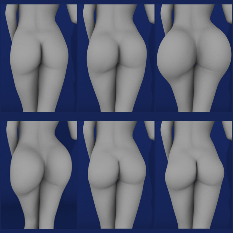 Glutes Morphs for Genesis 8 Female