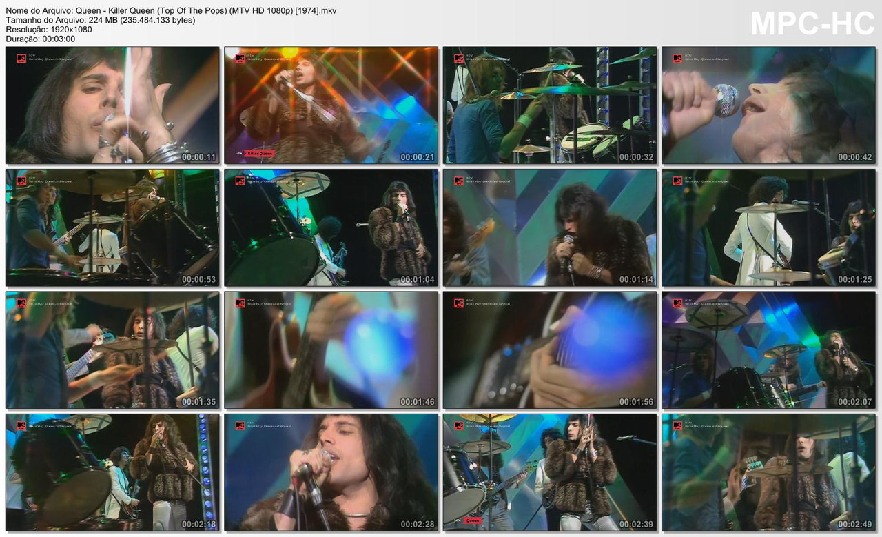 Queen - Killer Queen (Top Of The Pops) (MTV HD 1080p) [1974]