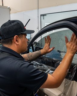 SunTek Evolve Ceramic tint applied to sides and rear windows of a car