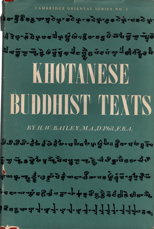 Khotanese Buddhist Texts