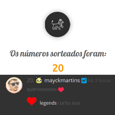 sorteio