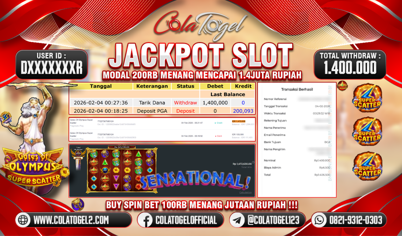 JACKPOT SLOT GACOR!!