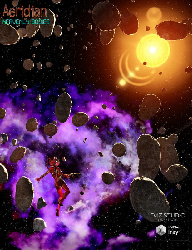 aeridian heavenly bodies planets and asteroids 00 main daz3d