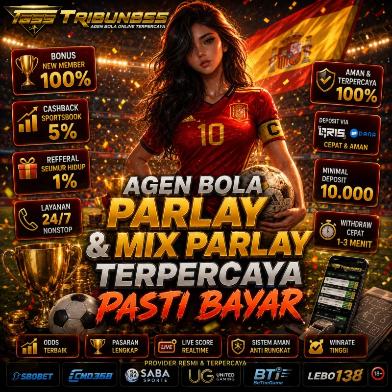 TRIBUN855 - Agen Bola Parlay & Mix Parlay Terpercaya Pasti Bayar