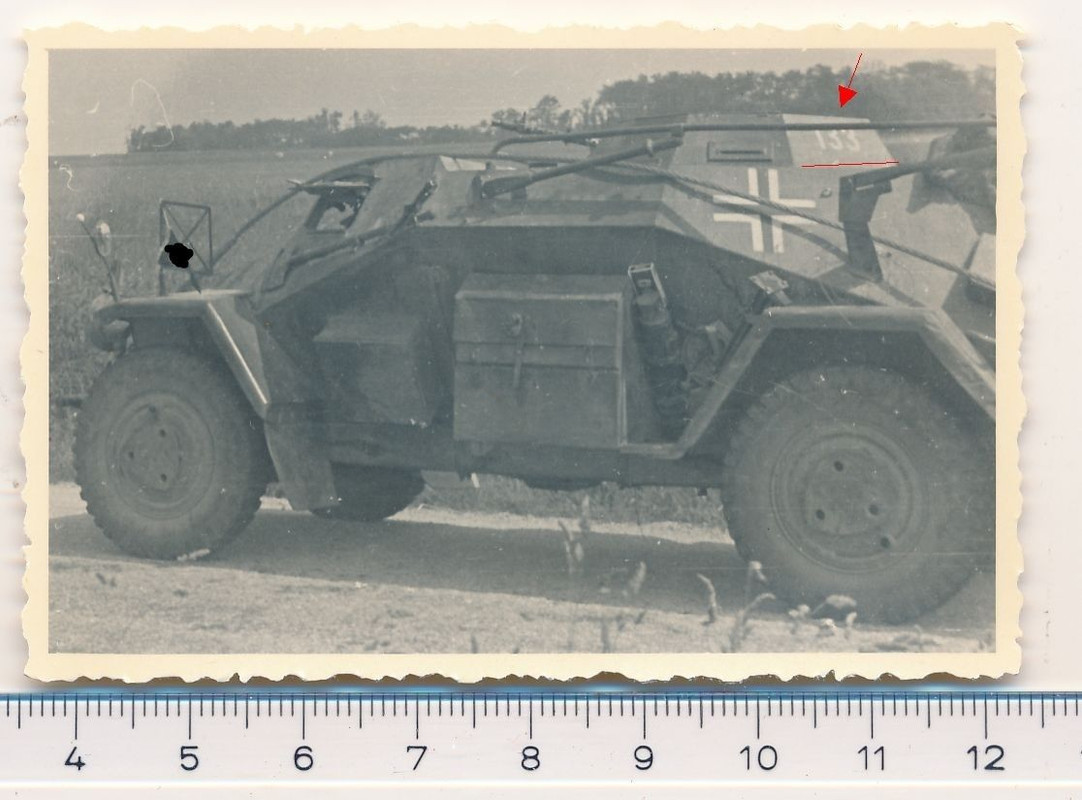 SUPER FOTO 2.WK Sd.Kfz Spähwagen