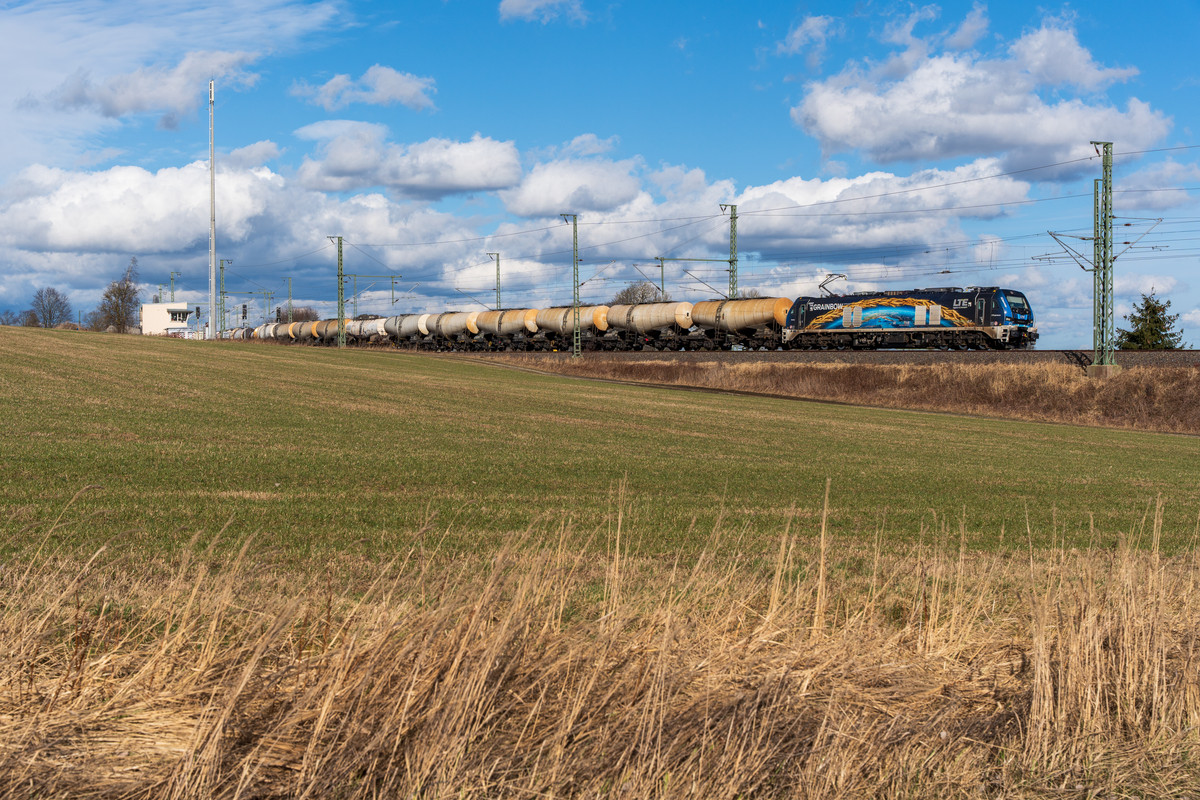 25.02.24 LTE 159 259 mit Kreideschlammzug in Gutenfürst 3