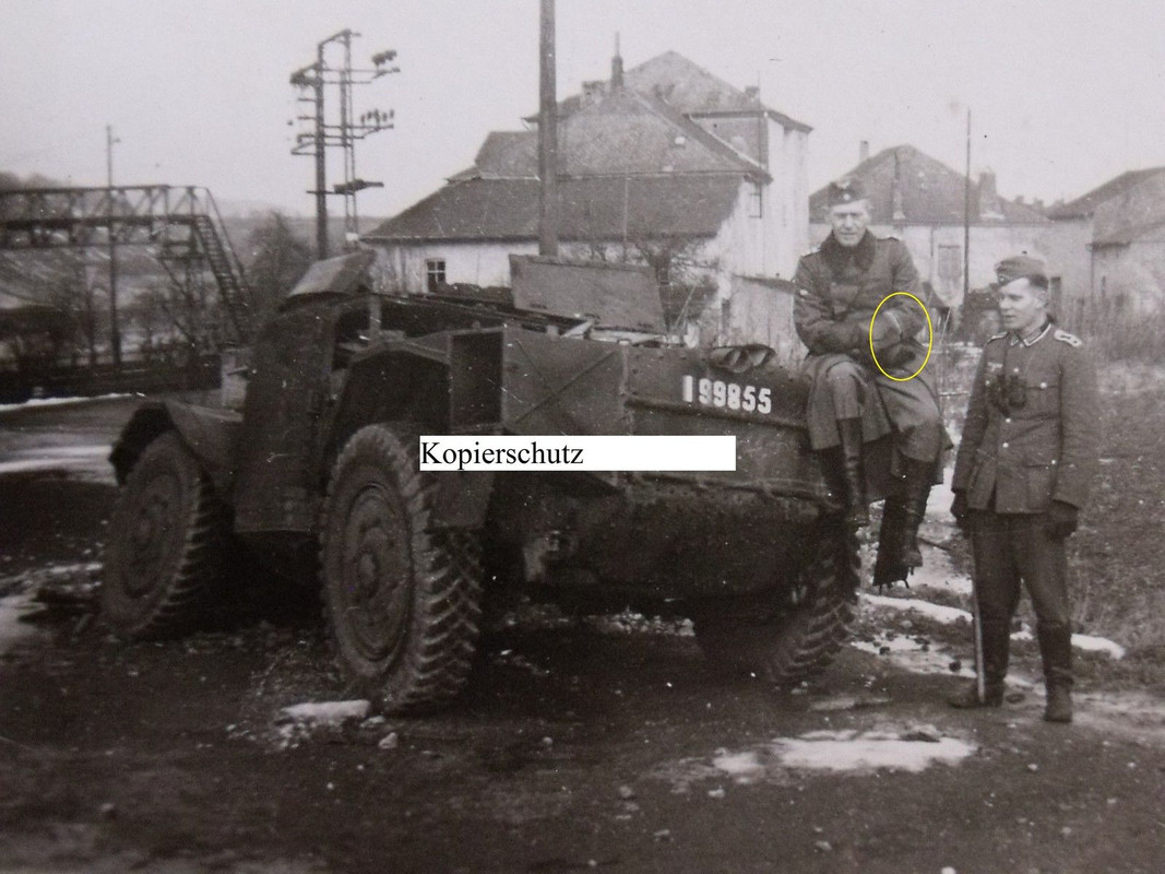 Tank - Char - Ärmelband - Beutepanzer SdkFz