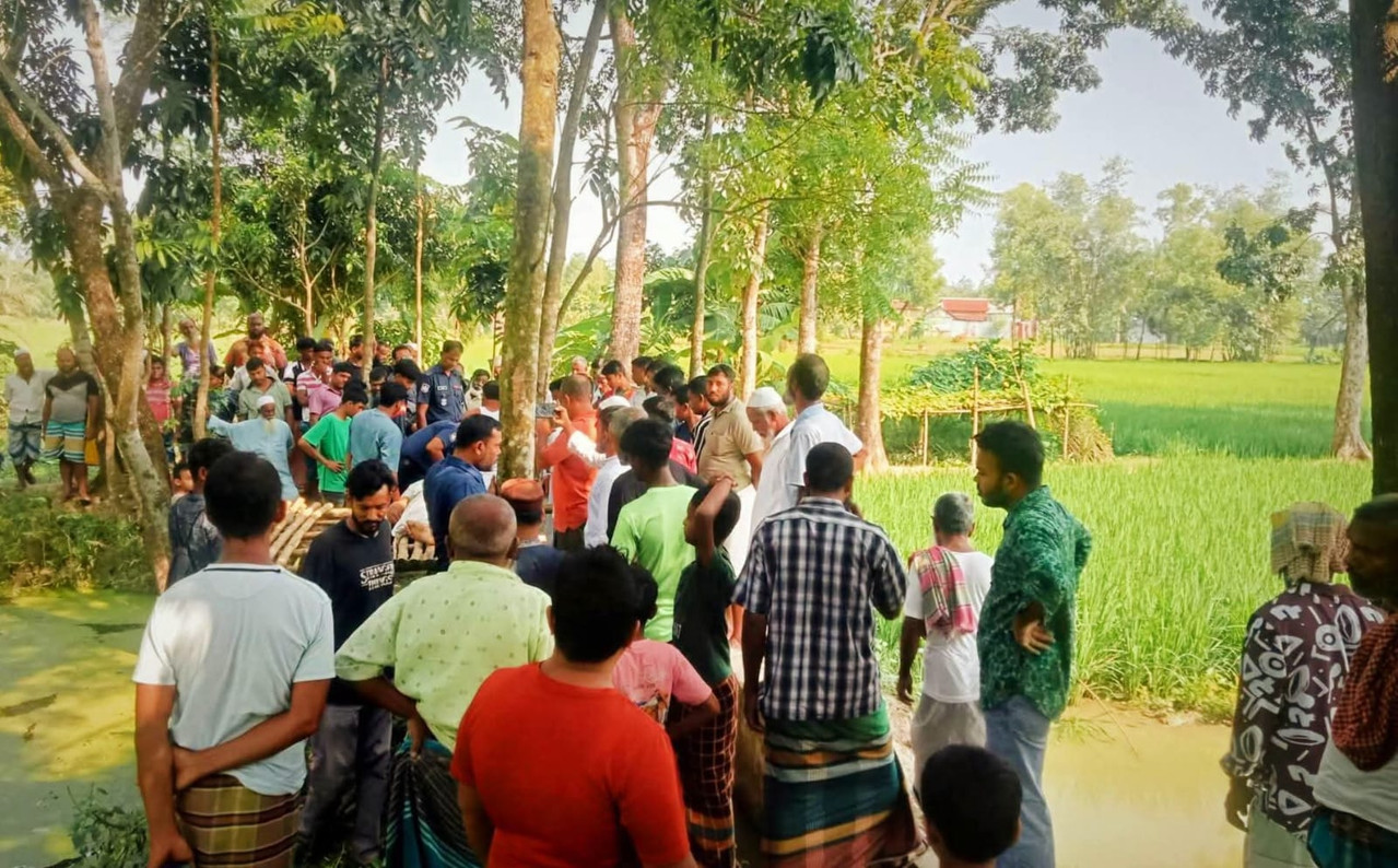 গাজীপুরে অন্তঃসত্ত্বা স্ত্রীকে কুপিয়ে হত্যার পর ৯৯৯ নম্বরে স্বামীর ফোন