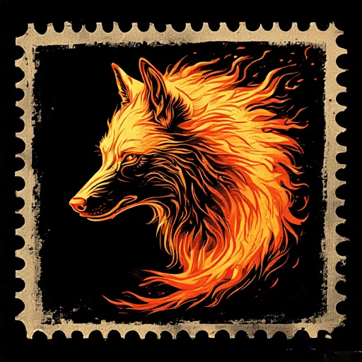 Postal-stamp-style-art-of-a-fl-26
