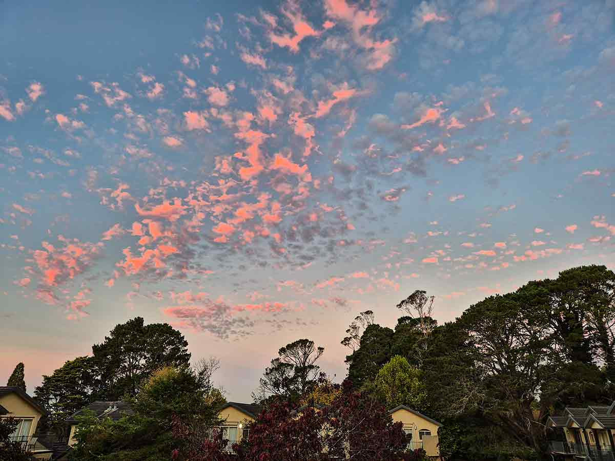 Evening sky