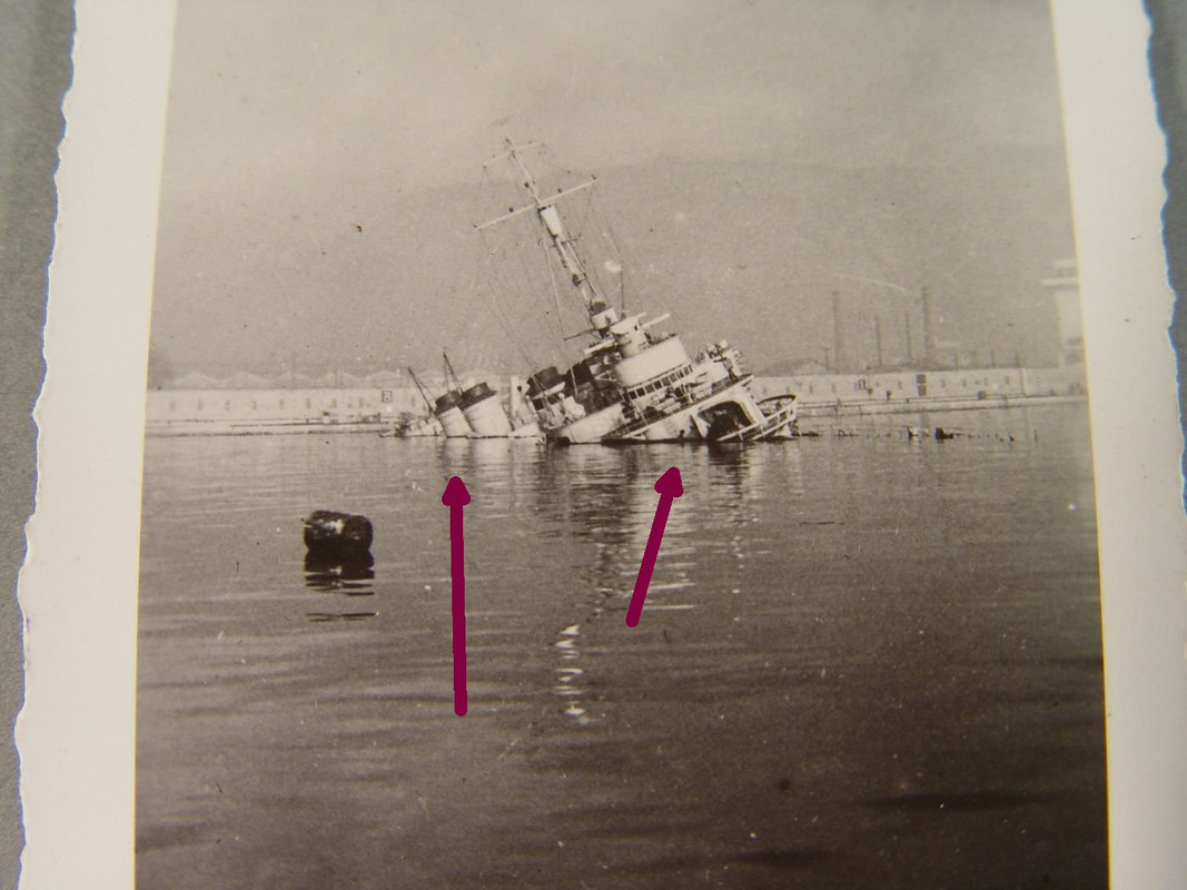 Versenkte Flotte, Zerstörer Kreuzer Schlachtschi