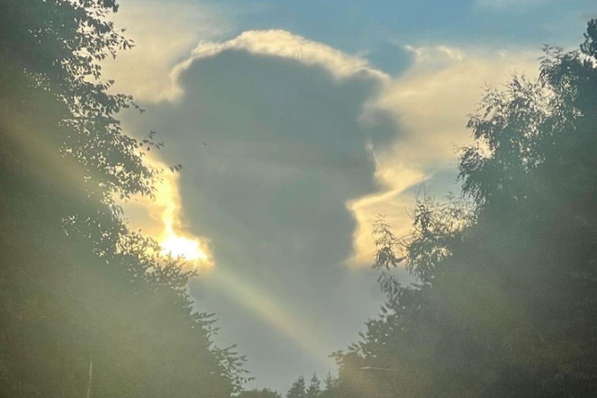 Nube con forma de Isabel II se hace viral y conmociona a las redes