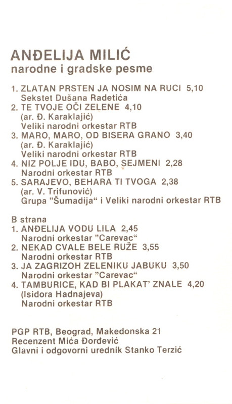 Andjelija Milic 1976 kz