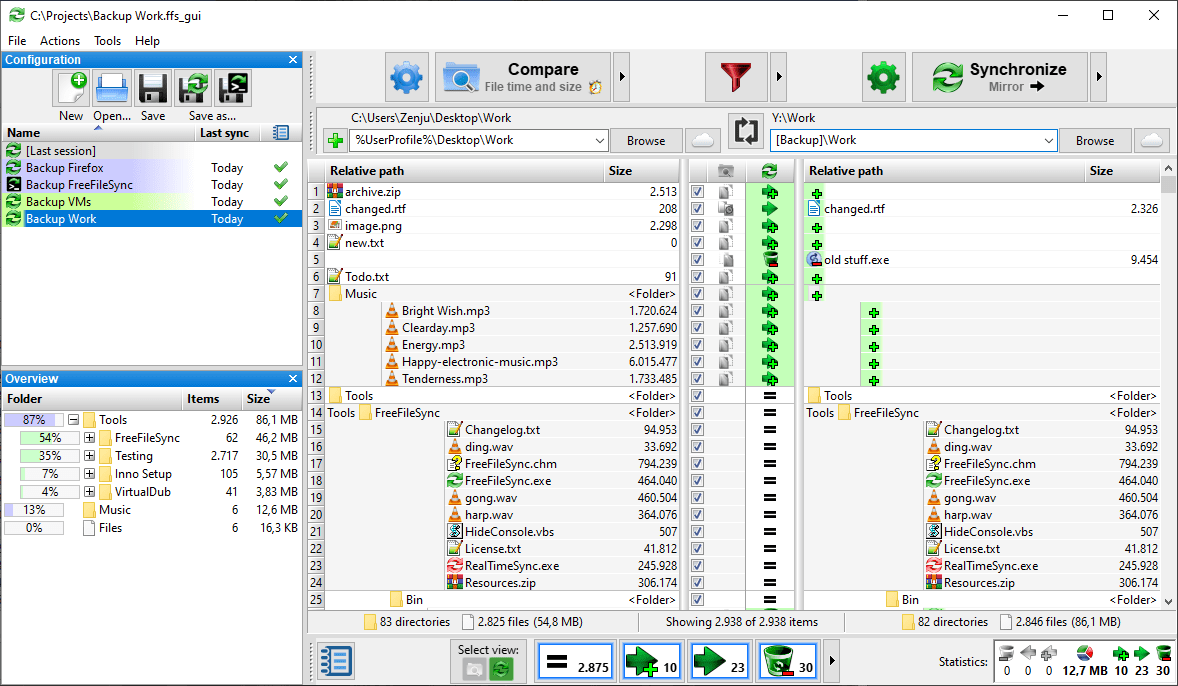 FreeFileSync 11.16