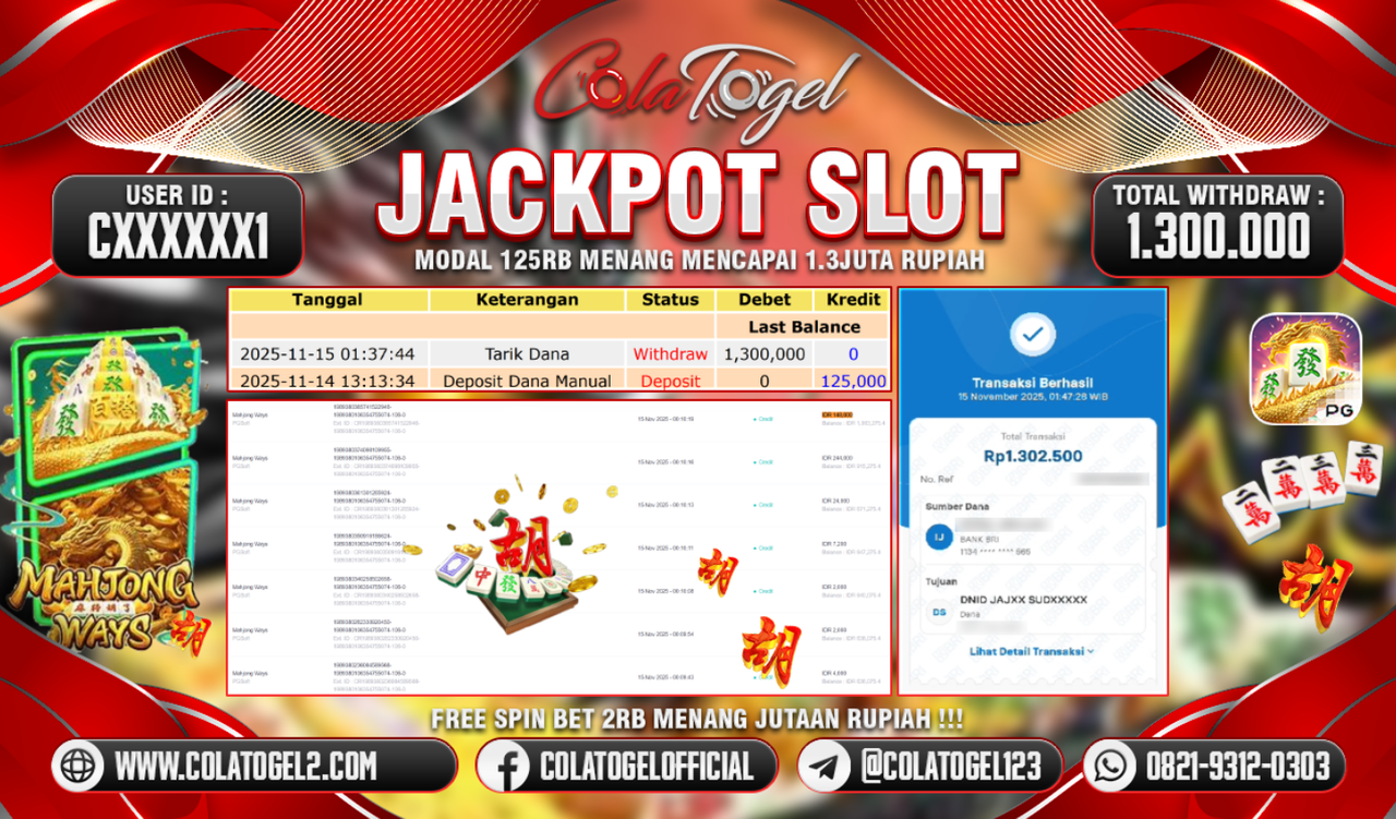 JACKPOT SLOT GACOR!!