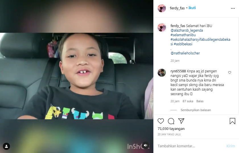 Ferdi beri ucapan manis di hari Ibu untuk Nathalie Holscher