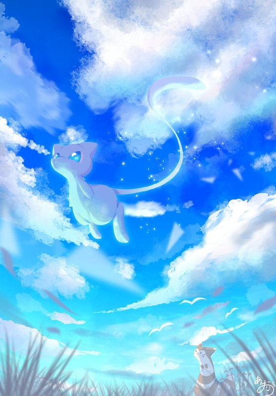 mew-and-furret-pokemon-drawn-by-natu-a0z