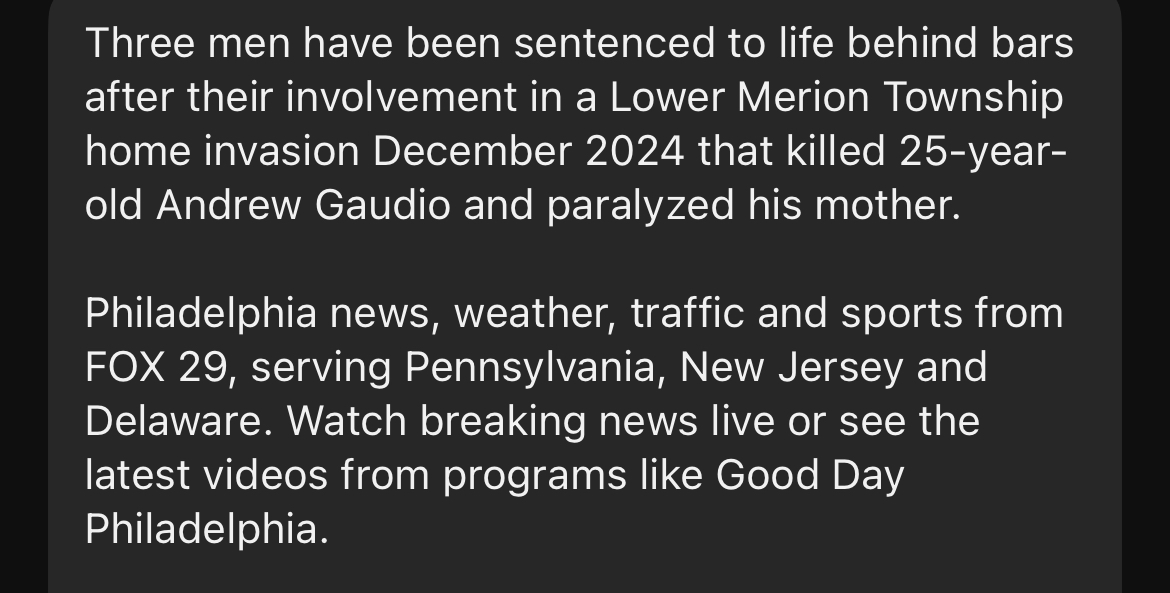 Sep 30 - 3 sentenced to life in prison for deadly home invasion!