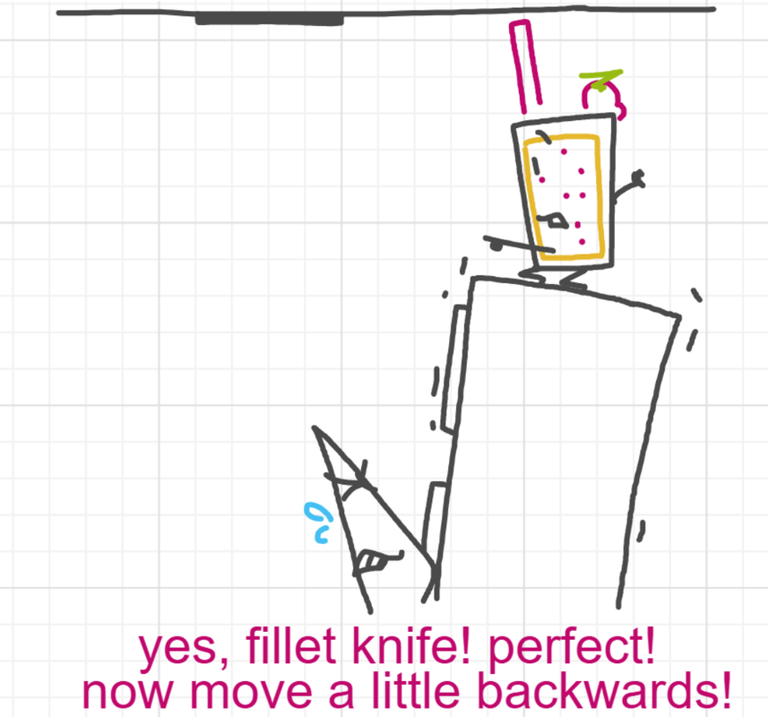 A panel from A Murder On The, episode six of the Board Boards object show by Furretwalk/WalkingFurret.