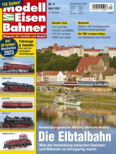 Cover: Modelleisenbahner Magazin für Vorbild und Modell No 04 2023